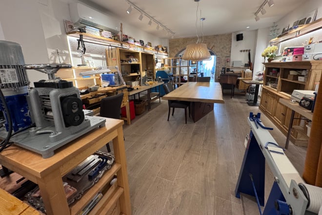 Interior Taller Bonica: Zona dels Cursos
